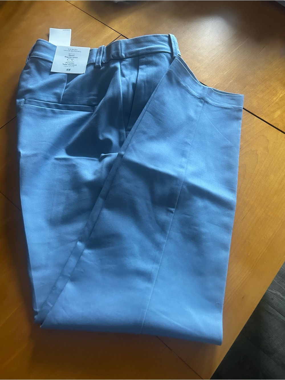 H&M Sky Blue Women Ankle length pants